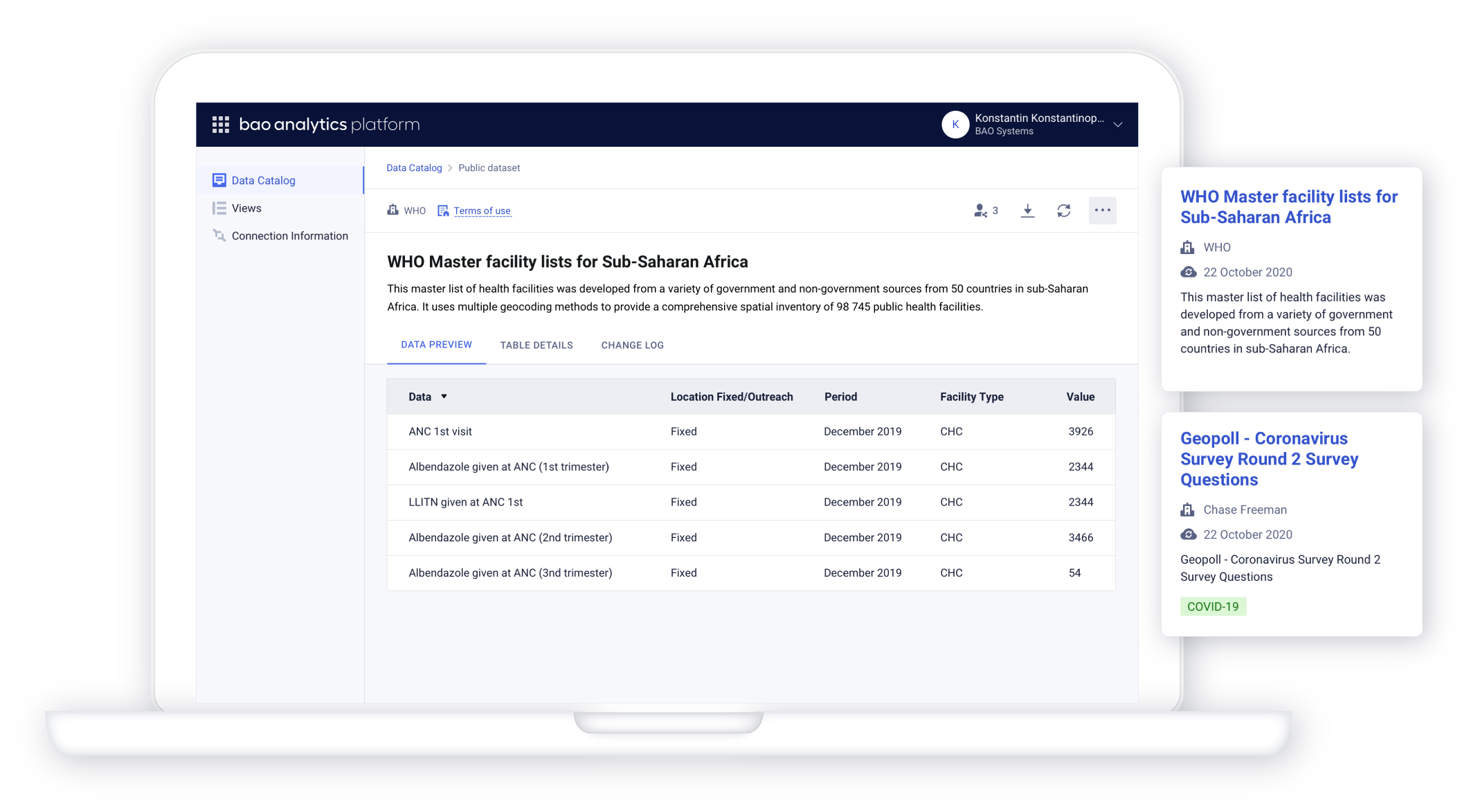 Bao Analytics Platform Bao Systems Bao Analytics Platform Bao Systems