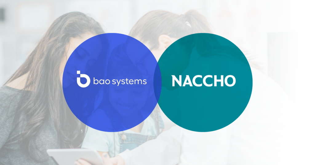 Image depicting logos of BAO Systems and NACCHO
